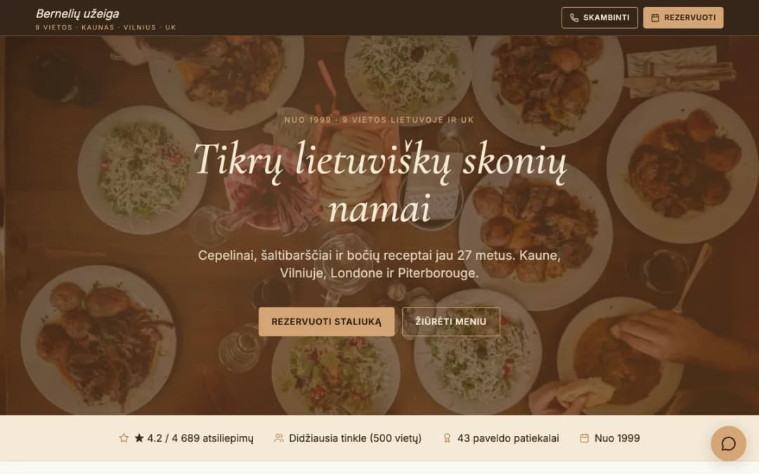 Lietuviškos virtuvės užeiga